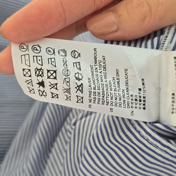 Sandro Paris striped knee-length dress size 2 - Picture 9 of 11